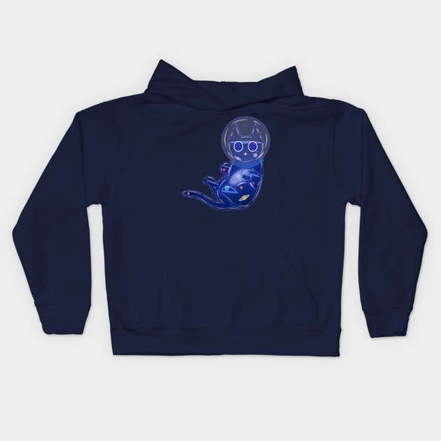 Major Tom is Starman KitTea Kids Hoodie by SupernovaAda